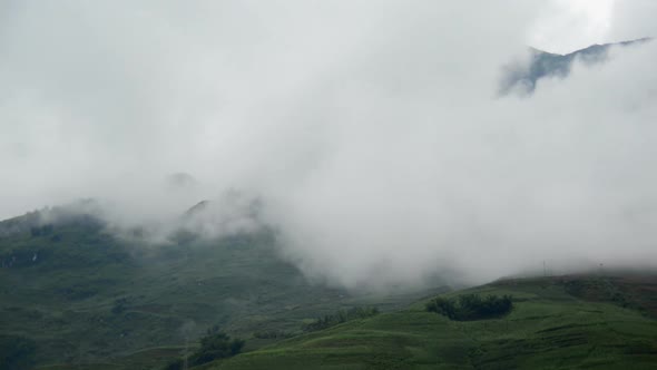 Fog In The Mountains Of Sapa - Northern Vietnam 2