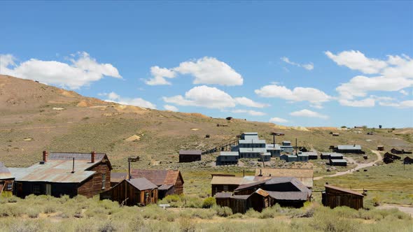 Bodie California - Abandon Mining Ghost Town - Time Lapse - Daytime 3