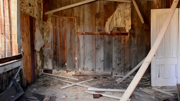 Bodie California - Abandon Mining Ghost Town Interior - Daytime 12