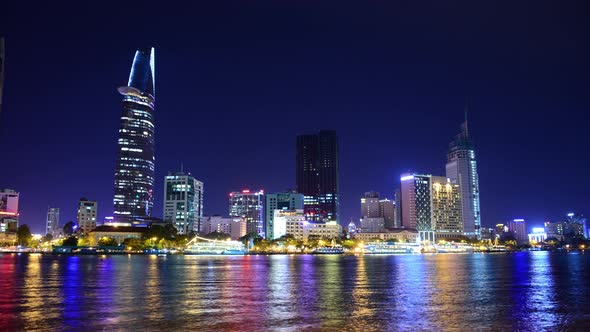  Scenic Ho Chi Minh City (Saigon) Skyline At Night - Vietnam 26