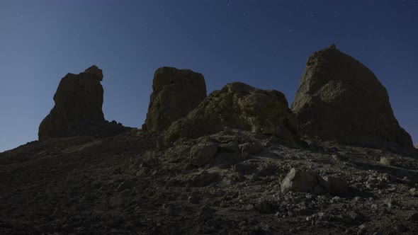 Trona Pinnacles At Night 2