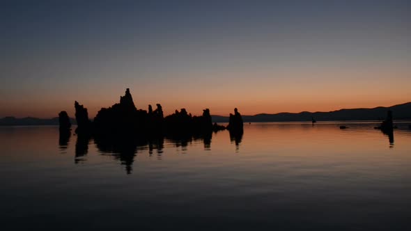 Tufa Formation On Scenic Mono Lake California At Sunrise 9