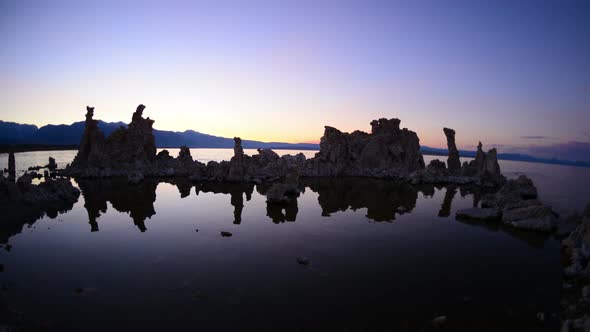 Tufa Formation On Scenic Mono Lake California At Sunset 3