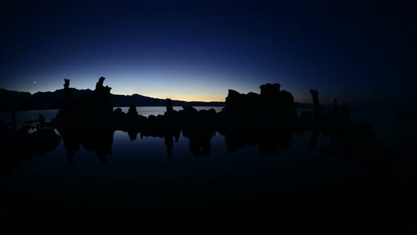 Tufa Formation On Scenic Mono Lake California At Sunset 4