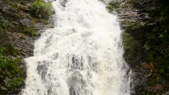 Raging Waterfall During Rainstorm - Sapa Vietnam 4