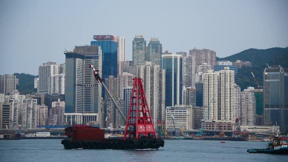 Victoria Harbour And Hong Kong Skyline Daytime - Hong Kong China 1