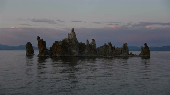 Tufa Formation On Scenic Mono Lake California At Sunset 3