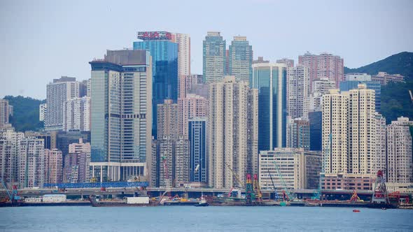Victoria Harbour And Hong Kong Skyline Daytime - Hong Kong China 2