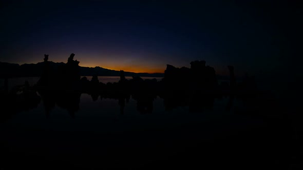 Tufa Formation On Scenic Mono Lake California At Sunset - 5