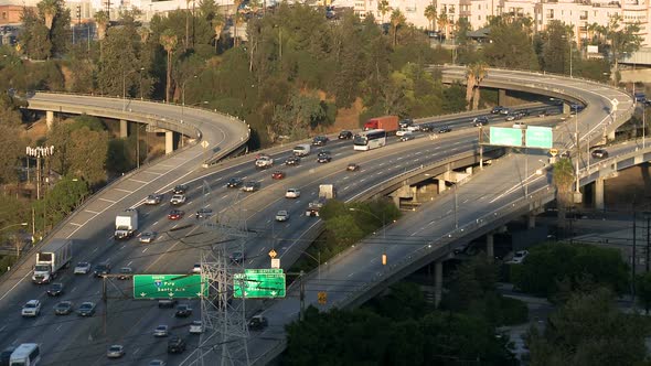 Busy City Highway Interchange 1, Stock Footage | VideoHive