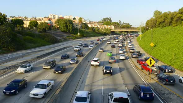 Heavy Traffic In Los Angeles 2