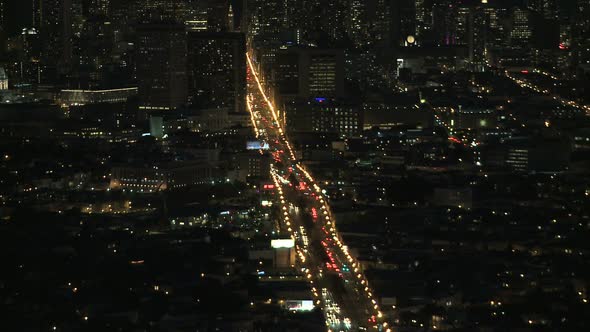Night View Of San Francisco- Clip 2