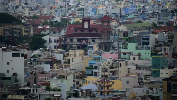 Shadows Sweeping Across Ho Chi Minh City Vietnam