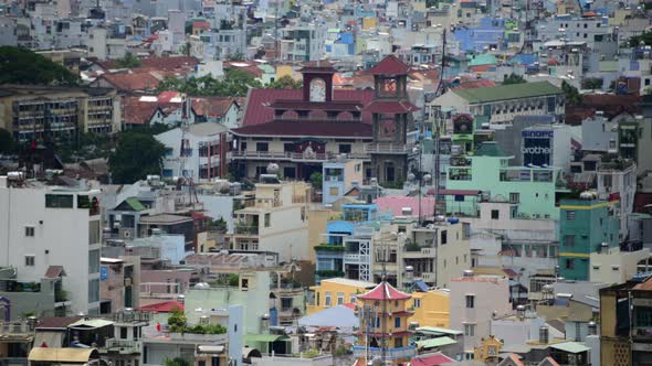 Shadows Sweeping Across Rooftops In Ho Chi Minh City Vietnam 1