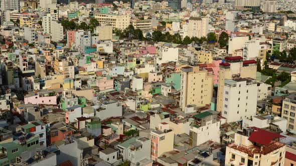 Shadows Sweeping Across Rooftops In Ho Chi Minh City Vietnam 7