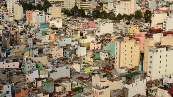Shadows Sweeping Across Rooftops In Ho Chi Minh City Vietnam 8