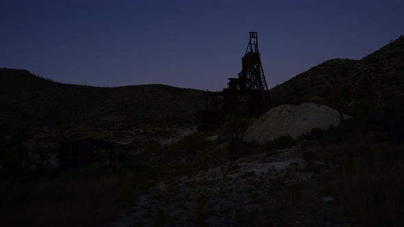 Abandon Gold Mine At Sunset - 2