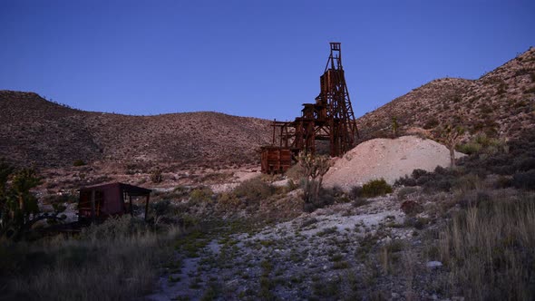 Abandon Gold Mine At Sunset - 3