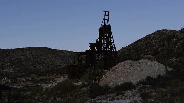 Abandon Gold Mine At Sunset 3