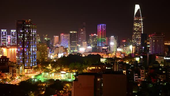 Ho Chi Minh City At Night (Saigon) 2