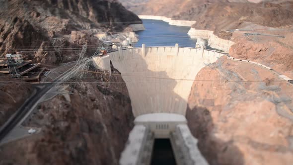 View Of The Hoover Dam Daytime 1
