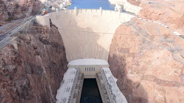 View Of The Hoover Dam Daytime 4