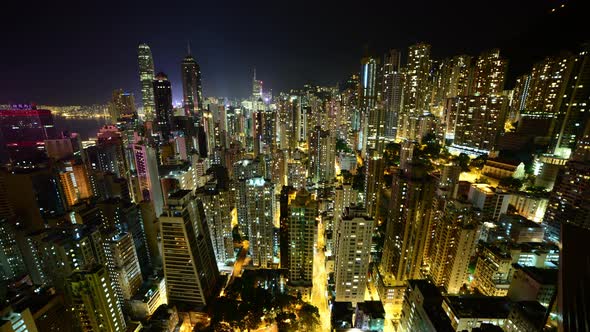 Hong Kong Skyline And Victoria Harbour At Night - Hong Kong China 12