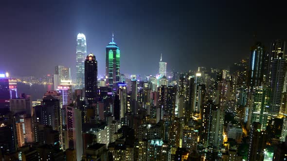 Hong Kong Skyline And Victoria Harbour At Night - Hong Kong China 5