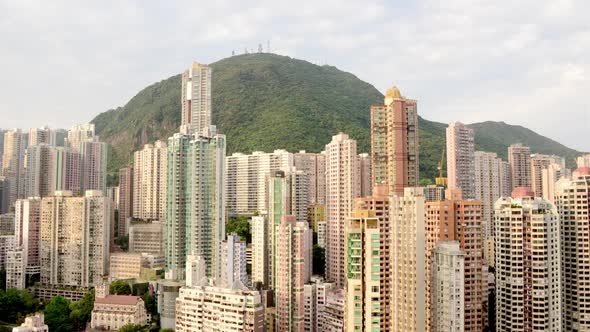 Hong Kong Skyline And Victoria Peak - Hong Kong China 1