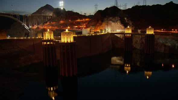 Hoover Dam -  Day To Night