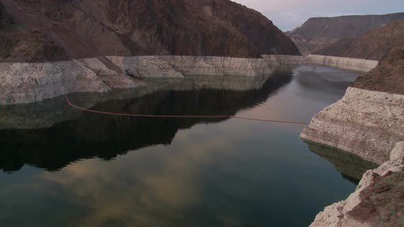 Hoover Dam Reservoir - Day To Night