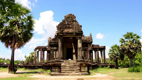 Small Side Temple In Main Temple Complex - Angkor Wat Temple Cambodia