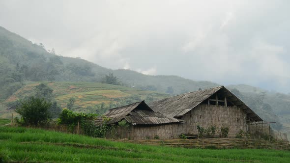Farm House With Rice Terraces In Valley -  Sapa Vietnam 4
