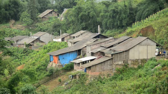 Farm House With Rice Terraces In Valley -  Sapa Vietnam 8