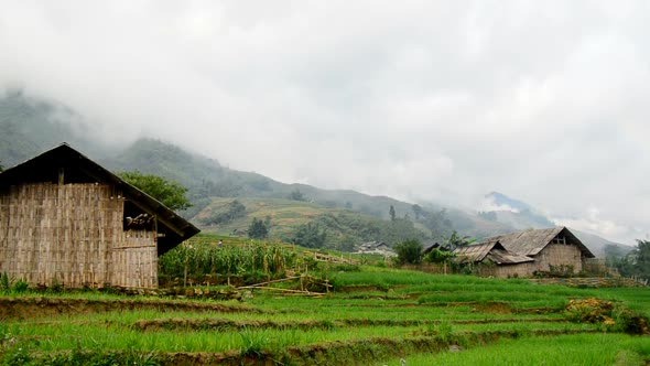 Farm House With Rice Terraces In Valley -  Sapa Vietnam 9