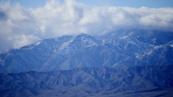 Snow Covered Mountains With Clouds 2