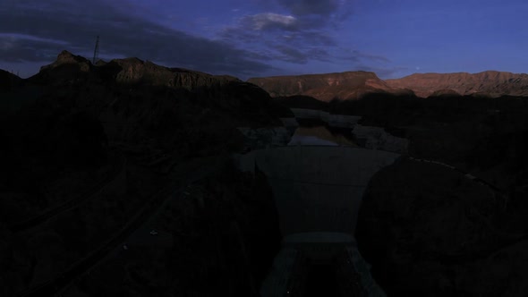 Hoover Dam At Sunset Clip 5 Of 5