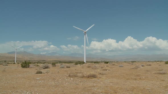 Wind Powered Turbines / Windmills Clip 4