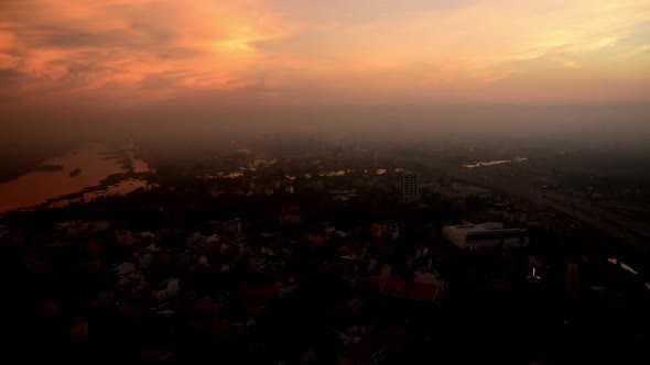 Sunrise In Ho Chi Minh City (Saigon) 1