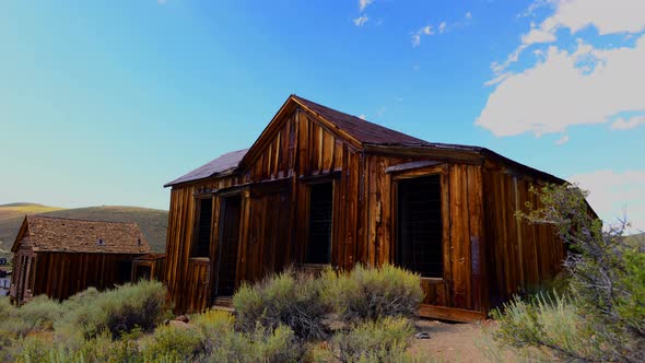 Time Lapse Of Bodie California - Abandon Mining Ghost Town - Daytime - 4k 2