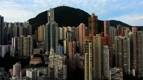 Time Lapse Of Sunrise Of Hong Kong Skyline And Victoria Peak - Hong Kong China 2
