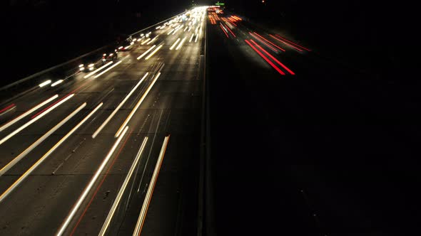 Time Lapse Of Busy Freeway In Los Angeles - 4k - 4096x2304 3