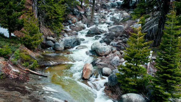Stream In Kings Canyon National Park -  - 4k