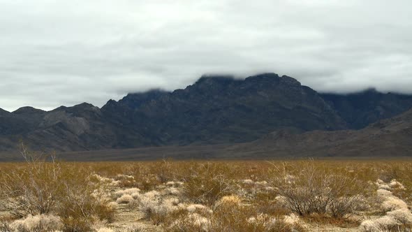 Time Lapse Of The Mojave Desert Storm Clouds - Clip 5