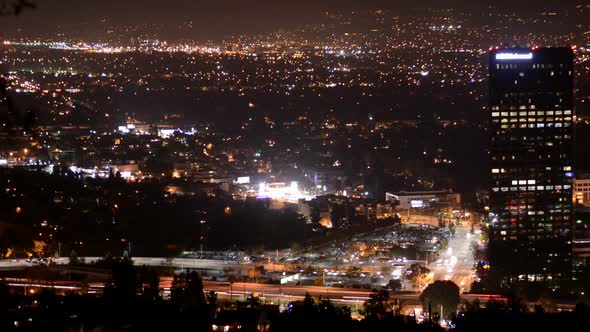 The San Fernando Valley At Night - Los Angeles 1