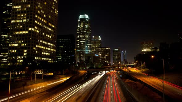 Los Angeles At Night - 1