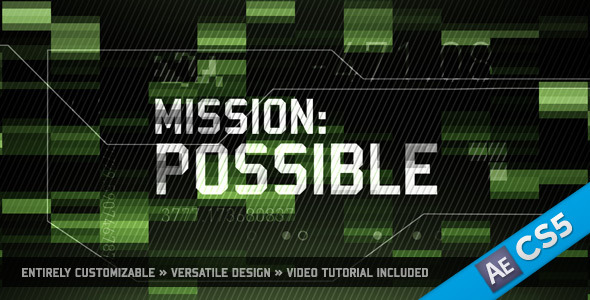 Mission Possible After Effects Project Files VideoHive