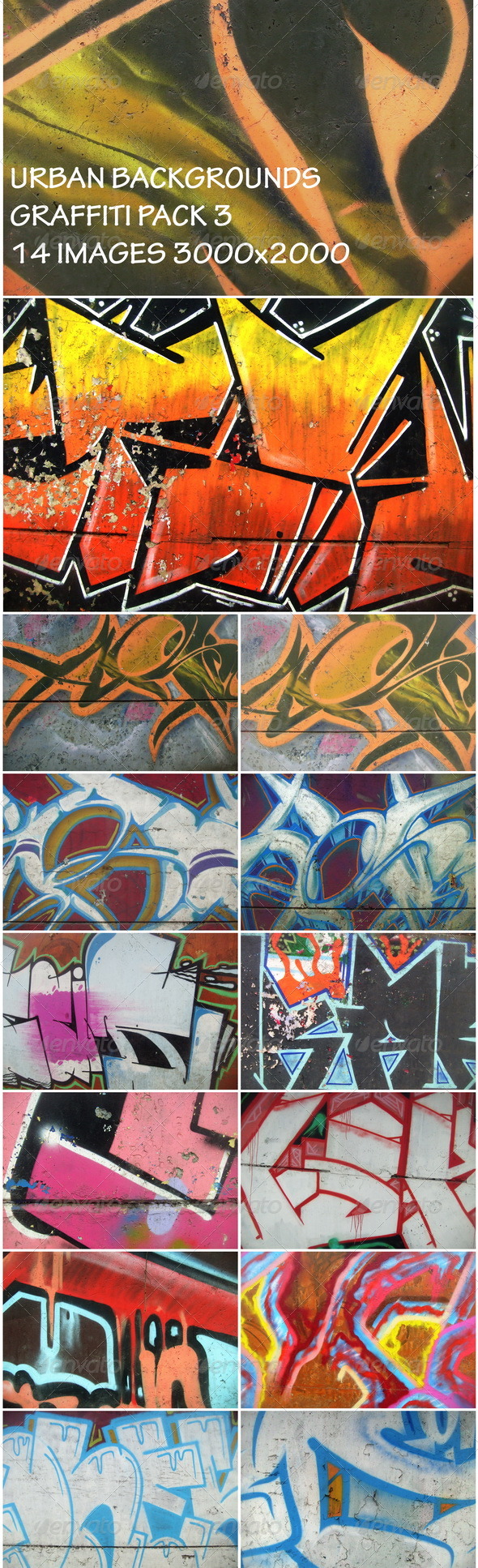 Urban backgrounds(v-3) - Art Textures