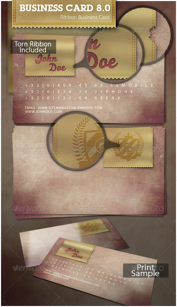 Ribbon Business Card