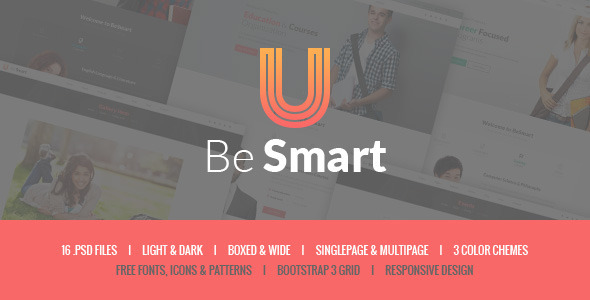 BeSmart - EducationCourses - ThemeForest 10981235